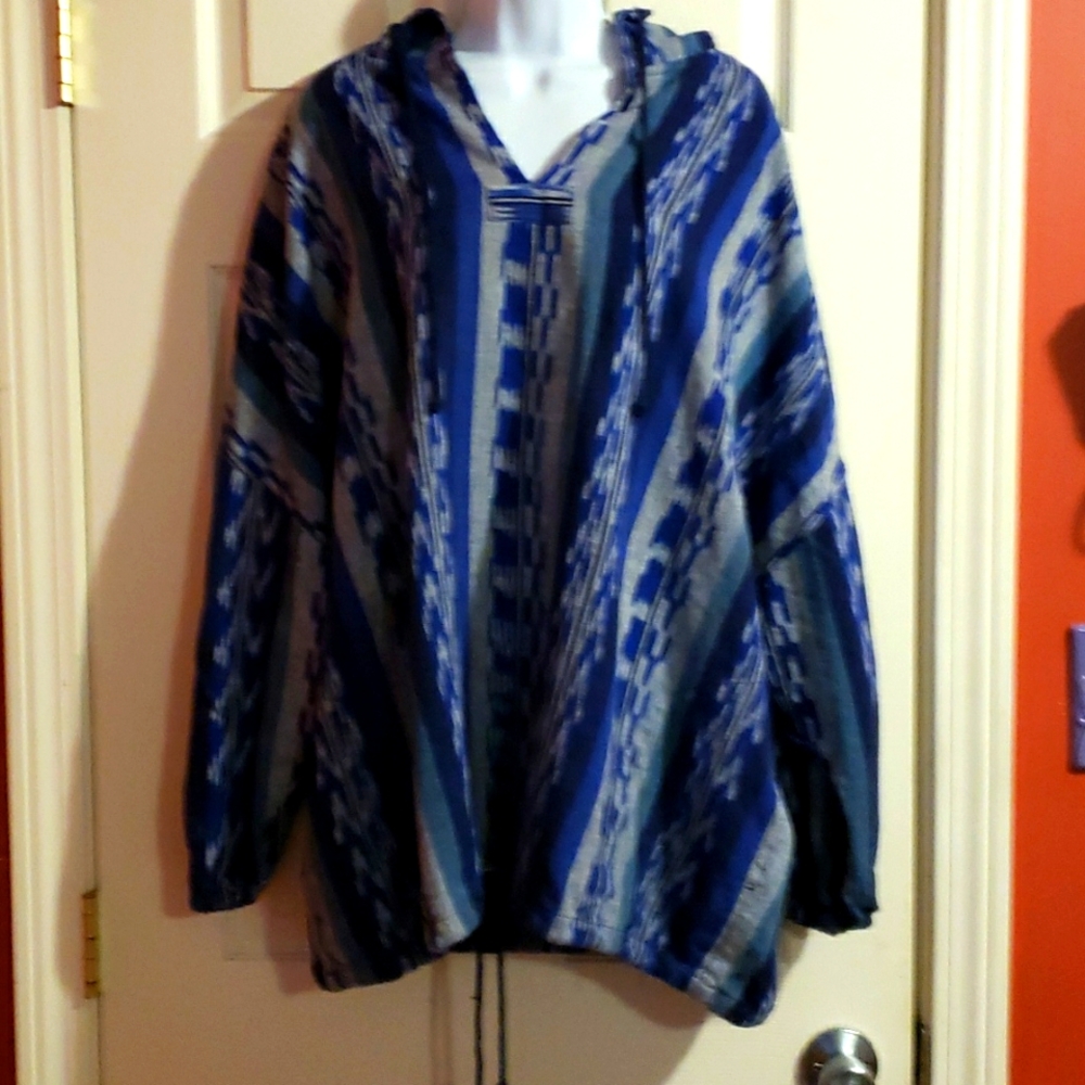 Stefano cotton boho v neck hoodie